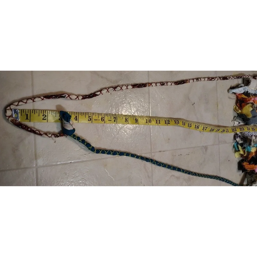 Boho Woven Rug Hobo Bag Colorful Boho‎ Chic Shoulder Bag Upcycled